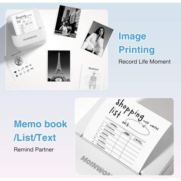 Notebuddy Mini Sticker Printer Doodle Dash Portable Thermal Printer Pocket Photo - Picture 6 of 8